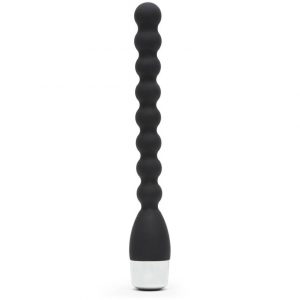 10 Function Extra Quiet Posable Silicone Anal Beads - Sex Toys