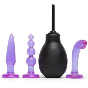 BASICS Anal Play Butt Plug Kit (4 Piece) - Sex Toys