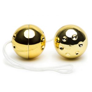 BASICS Gold Jiggle Balls 56g - Sex Toys