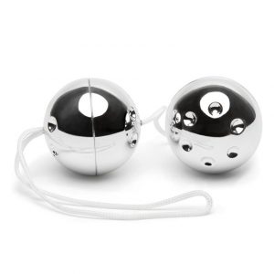 BASICS Silver Jiggle Balls 2oz - Sex Toys