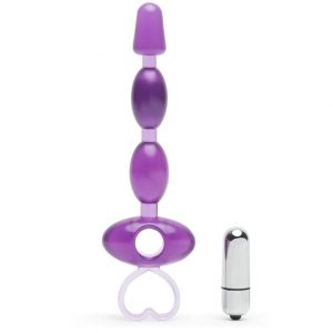 BASICS Vibrating Anal Beads 6.5 Inch - Sex Toys