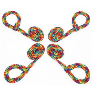 Bondage Boutique Rainbow Soft Rope Restraints - Sex Toys