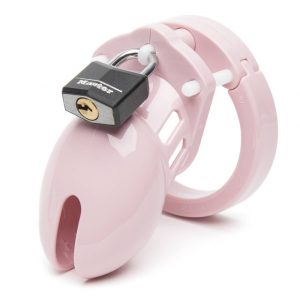 CB-6000S Short Male Pink Chastity Cage Kit - Sex Toys