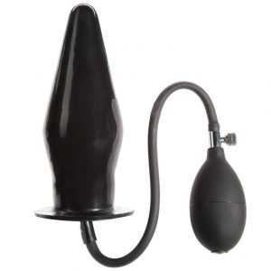 Cock Locker Extra Large Inflatable Butt Plug 8 Inch - Sex Toys