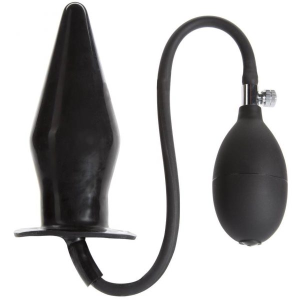 Cock Locker Large Inflatable Butt Plug 7.5 Inch - Sex Toys