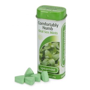 Comfortably Numb Spearmint Oral Sex Mints 25g - Sex Toys
