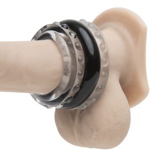 Control Twin Tension Performance Twin Cock Ring - Sex Toys