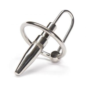DOMINIX Deluxe Penis Plug with Glans Ring - Sex Toys