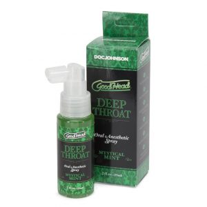 Doc Johnson Good Head Deep Throat Mint Oral Anesthetic Spray 2 fl oz - Sex Toys