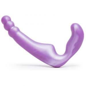 Doc Johnson Platinum The Gal Pal Strapless Strap-On Double Dildo 5 Inch - Sex Toys