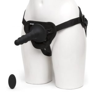 Doc Johnson Vac-U-Lock Remote Control Ribbed 6 Inch Strap-On Harness Kit - Sex Toys