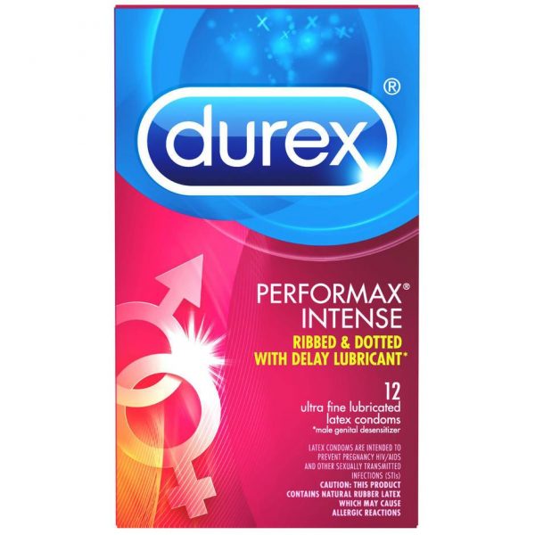 Durex Performax Intense Condoms (12 Count) - Sex Toys