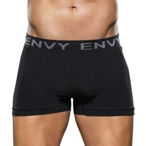 Envy Black Seamless Boxer Shorts - Sex Toys