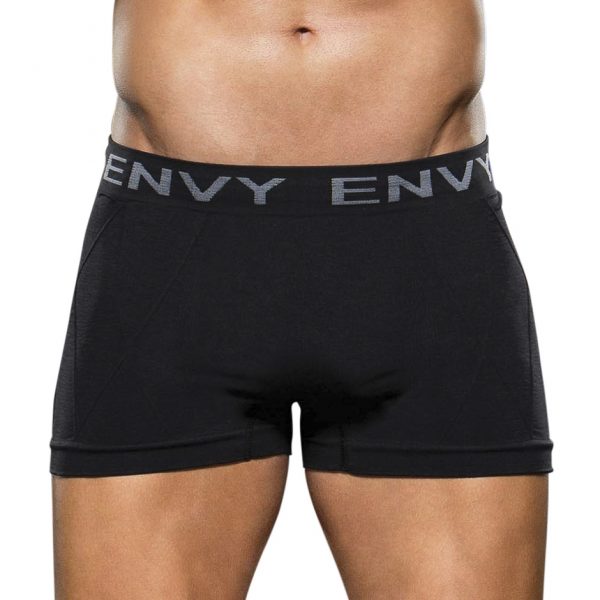 Envy Black Seamless Boxer Shorts - Sex Toys