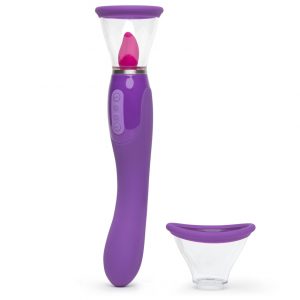 Fantasy for Her Vibrating Pussy Pump and Tongue Vibrator Kit - Sex Toys