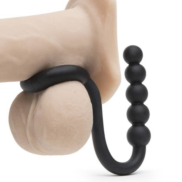 Fetish Fantasy Elite Silicone Ball Cinch with Anal Beads - Sex Toys