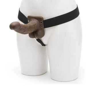 Fetish Fantasy Hollow Strap-On with Balls 7 Inch - Sex Toys