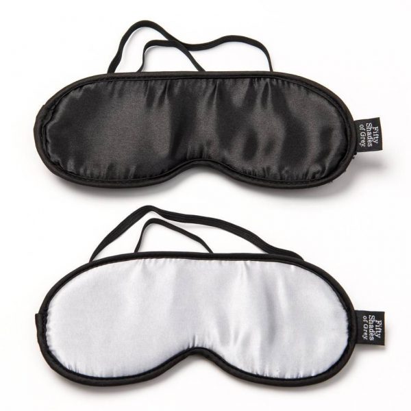 Fifty Shades of Grey No Peeking Soft Twin Blindfold Set - Sex Toys