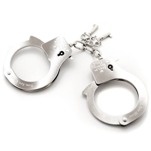 Fifty Shades of Grey You. Are. Mine. Metal Handcuffs - Sex Toys
