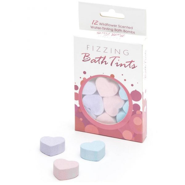 Fizzing Heart Bath Bomb Tints (12 Pack) - Sex Toys