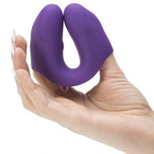 GLUVR Purple Rechargeable 6 Function Finger Vibrator - Sex Toys