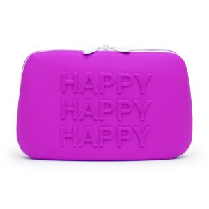 Happy Rabbit HAPPY Large Silicone Zipper Storage Case - Sex Toys