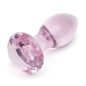 Icicles No 79 Medium Diamond-Shaped Glass Butt Plug 3 Inch - Sex Toys