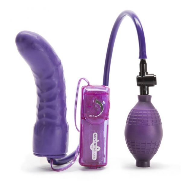 Inflatable Vibrating G-Spot Pleaser 6 Inch - Sex Toys