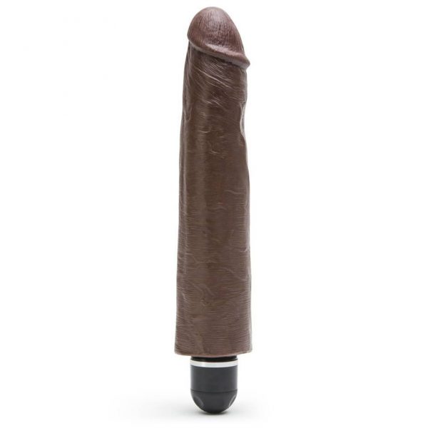King Cock Whisper Quiet Realistic Dildo Vibrator 10 Inch - Sex Toys