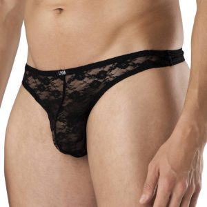LHM All Over Lace Thong for Men - Sex Toys