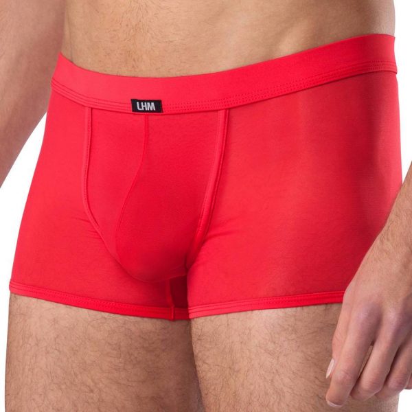 LHM Red Mesh Boxer Shorts - Sex Toys