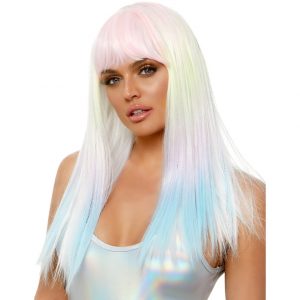 Leg Avenue Glow in the Dark Holographic Wig - Sex Toys