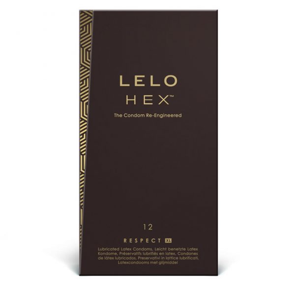 Lelo HEX Respect XL Condoms (12 Count) - Sex Toys