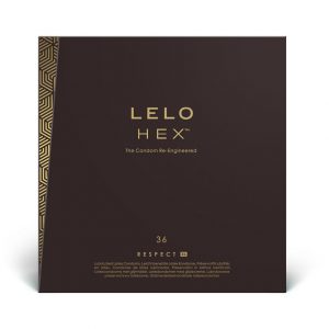 Lelo HEX Respect XL Condoms (36 Count) - Sex Toys
