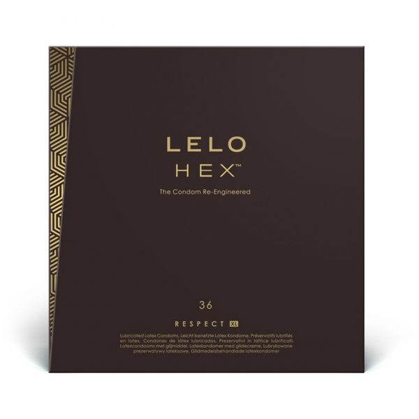 Lelo HEX Respect XL Condoms (36 Count) - Sex Toys