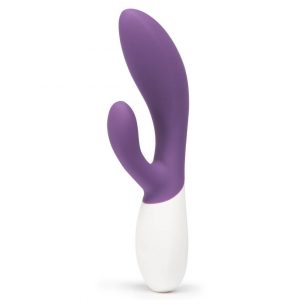 Lelo Ina Wave Luxury Rechargeable 10 Function Purple Rabbit Vibrator - Sex Toys