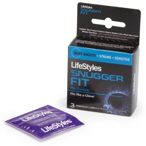 LifeStyles Snugger Fit Condoms (3 Count) - Sex Toys