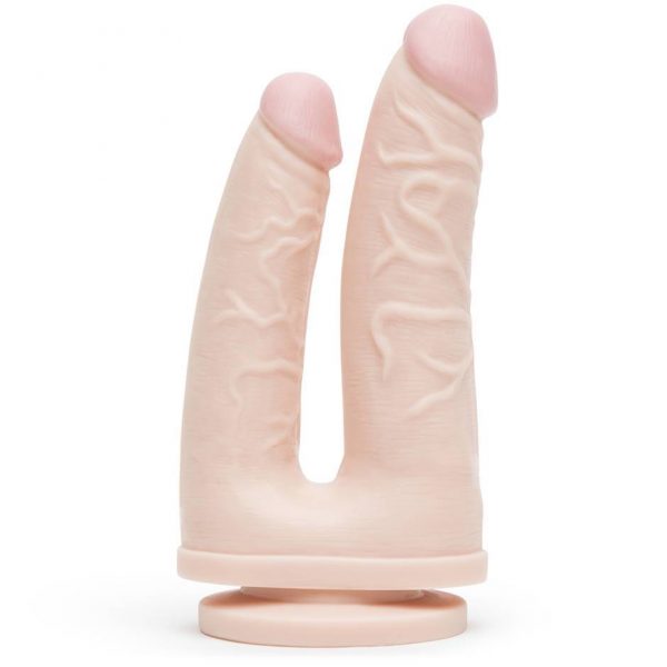 Lifelike Lover Ultra Realistic Double Penetrator Suction Cup Dildo 6 Inch - Sex Toys