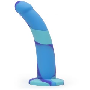 Lovehoney Air and Water Curved Silicone Suction Cup Dildo 7 Inch - Sex Toys