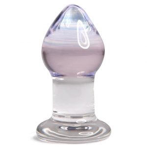 Lovehoney Amethyst Sensual Glass Butt Plug - Sex Toys