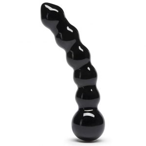 Lovehoney Beaded Sensual Glass Dildo 7 Inch - Sex Toys