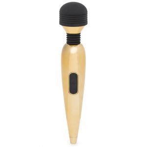 Lovehoney Deluxe Rechargeable Mini Gold Massage Wand Vibrator - Sex Toys