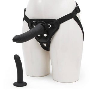 Lovehoney Deluxe Strap-On Harness Kit with 2 Silicone Dildos - Sex Toys
