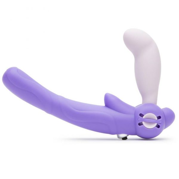 Lovehoney Double Delight Adjustable Vibrating Strapless Strap-On Dildo - Sex Toys