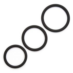 Lovehoney Get Hard Stretchy Silicone Cock Ring Set (3 Pack) - Sex Toys