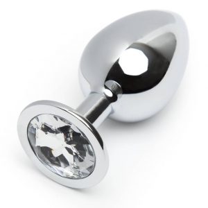 Lovehoney Jeweled Metal Medium Butt Plug 3 Inch - Sex Toys