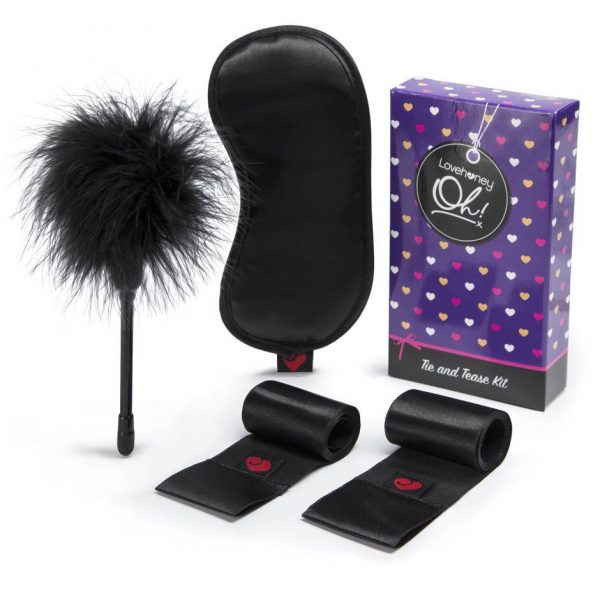 Lovehoney Oh! Get Started Tie & Tease Kit (4 Piece) - Sex Toys