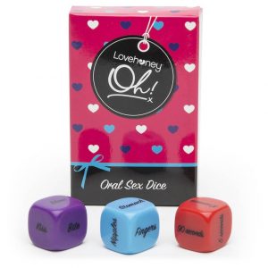 Lovehoney Oh! Oral Sex Dice (3 Pack) - Sex Toys