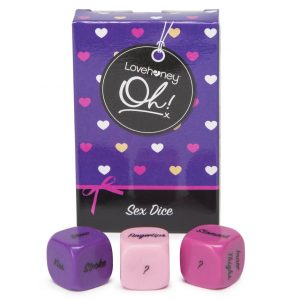 Lovehoney Oh! Roll Play Foreplay Dice (3 Pack) - Sex Toys