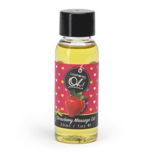 Lovehoney Oh! Strawberry Kissable Massage Oil 1.0 fl.oz - Sex Toys